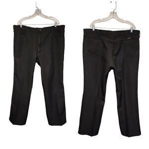 WRANGLER Men's Black Casual  Straight Leg Pants Size 42X29